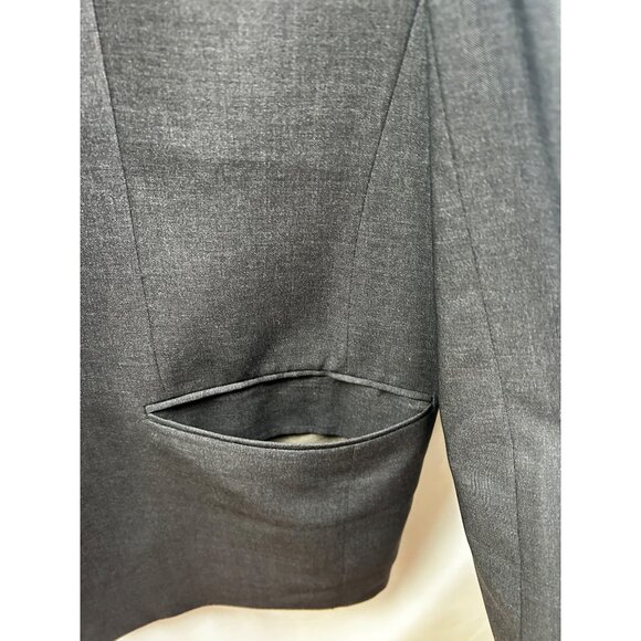 Eduard Dressler High Twist Wool Blazer Mens 48R Charcoal Gray Made in Germany - Picture 10 of 15
